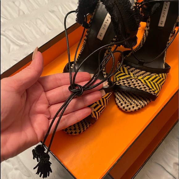 Sandals from Zara , European size 38,usa 7.5 size.I use it just one time, - Picture 2 of 4